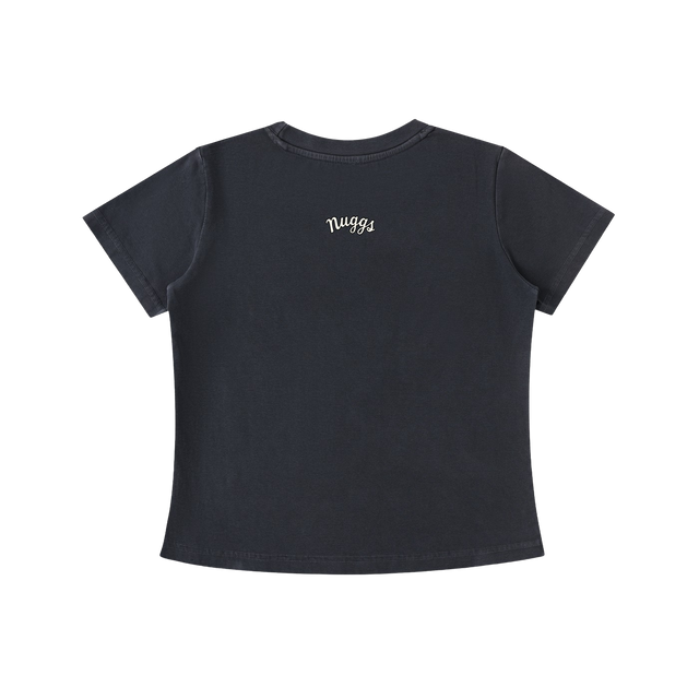 Women's Fyness Turntable Vintage Wash Slim Fit Tee