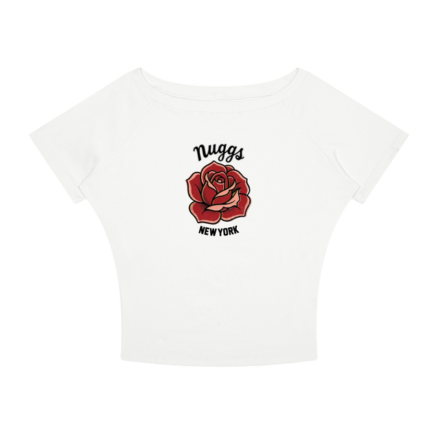 Women’s Rose Bateau Neck Tee