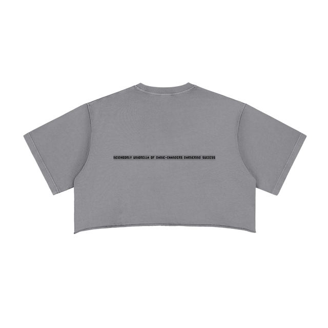 LA Takeover Raw Edge Crop Top