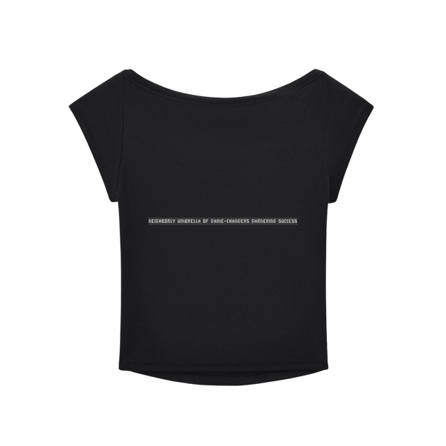 Wide Neck Baby Tee Shirt