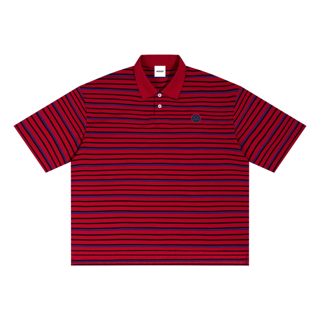 POKERFACE Striped Box Polo
