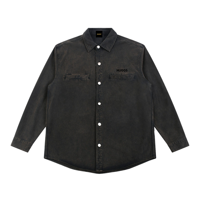 Denim Heavyweight Button Up Shirt