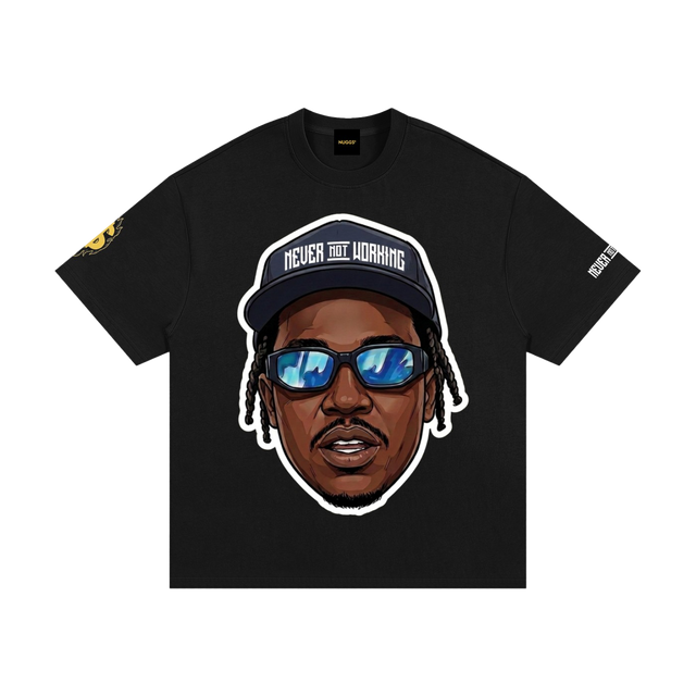 YUNG LA x NEVER NOT WORKING Heavyweight Tee