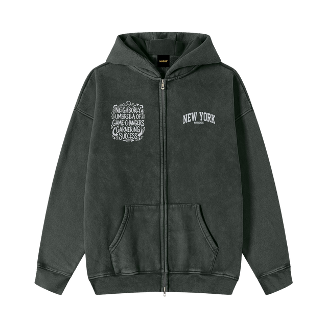 NYC NUGGS Vintage Zipper Hoodie