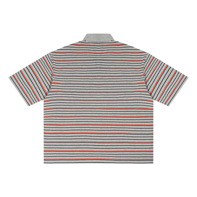 POKERFACE Striped Box Polo