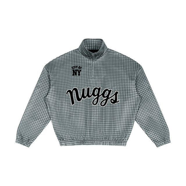 NUGGS Plaid Quarter-Zip Pullover