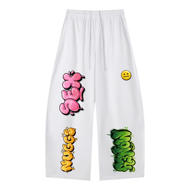 SEX MONEY NUGGS Wide-Leg Sweatpants