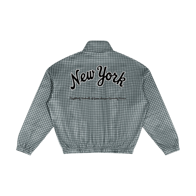Nuggs NY Plaid Quarter-Zip Jacket