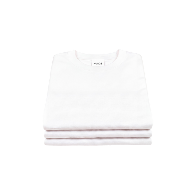 Heavyweight Cotton White Tee (3 Pack)