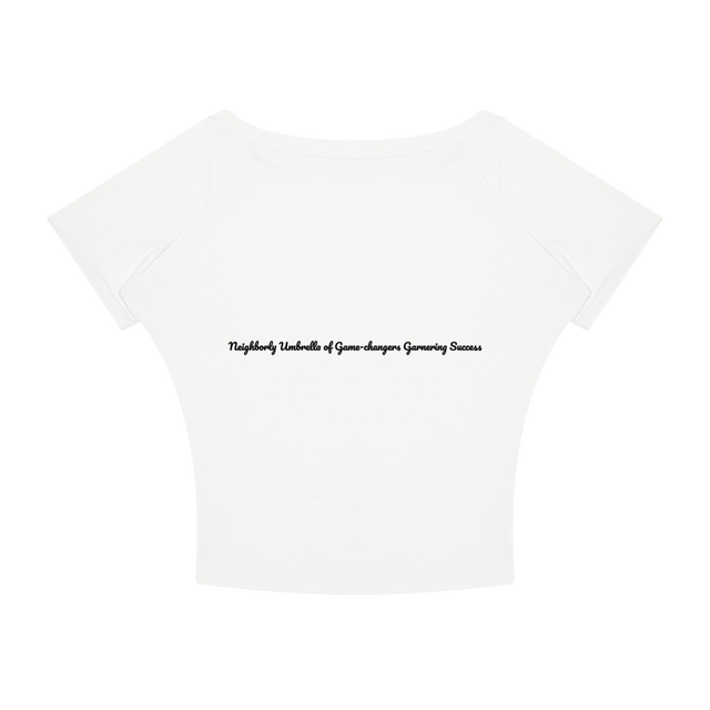 Women’s Rose Bateau Neck Tee