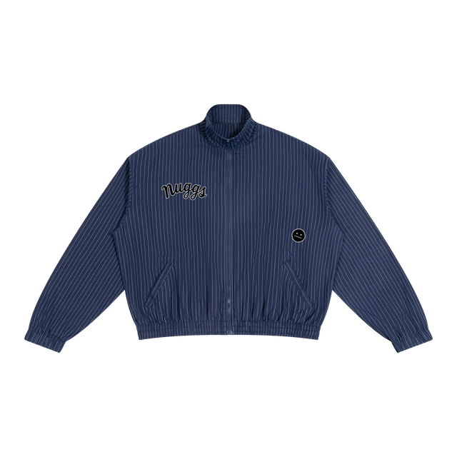 NUGGS Stripe Full-Zip Track Jacket