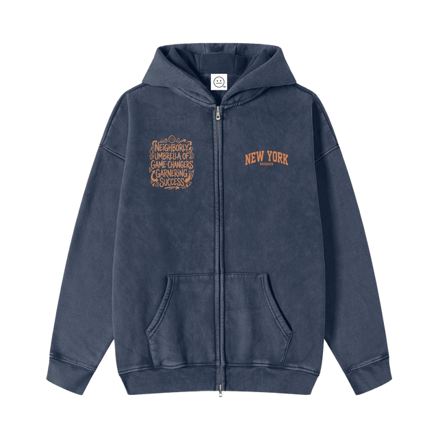 NYC NUGGS Vintage Zipper Hoodie