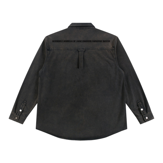Denim Heavyweight Button Up Shirt