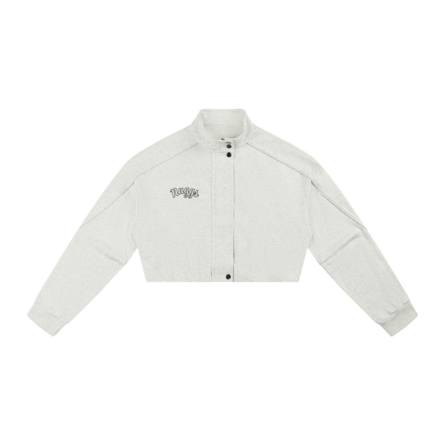Women's Cropped Button Jacket