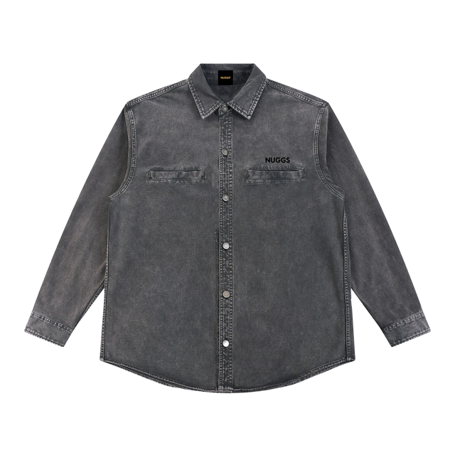 Denim Heavyweight Button Up Shirt