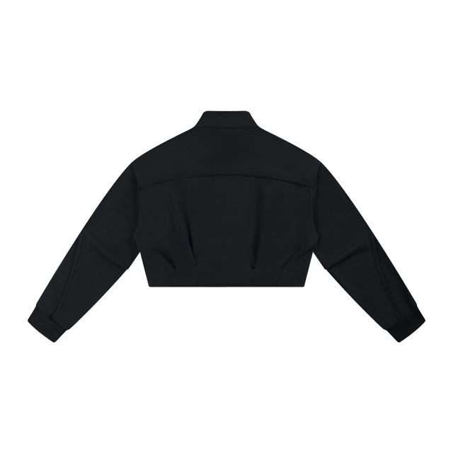 Women's Cropped Button Jacket