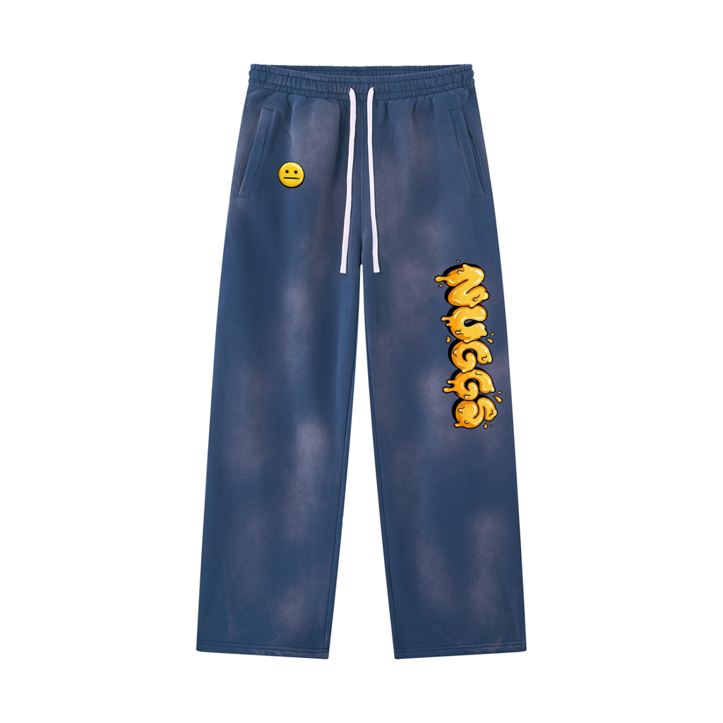 NUGGS DRIP Sunfade Wide-Leg Sweatpants