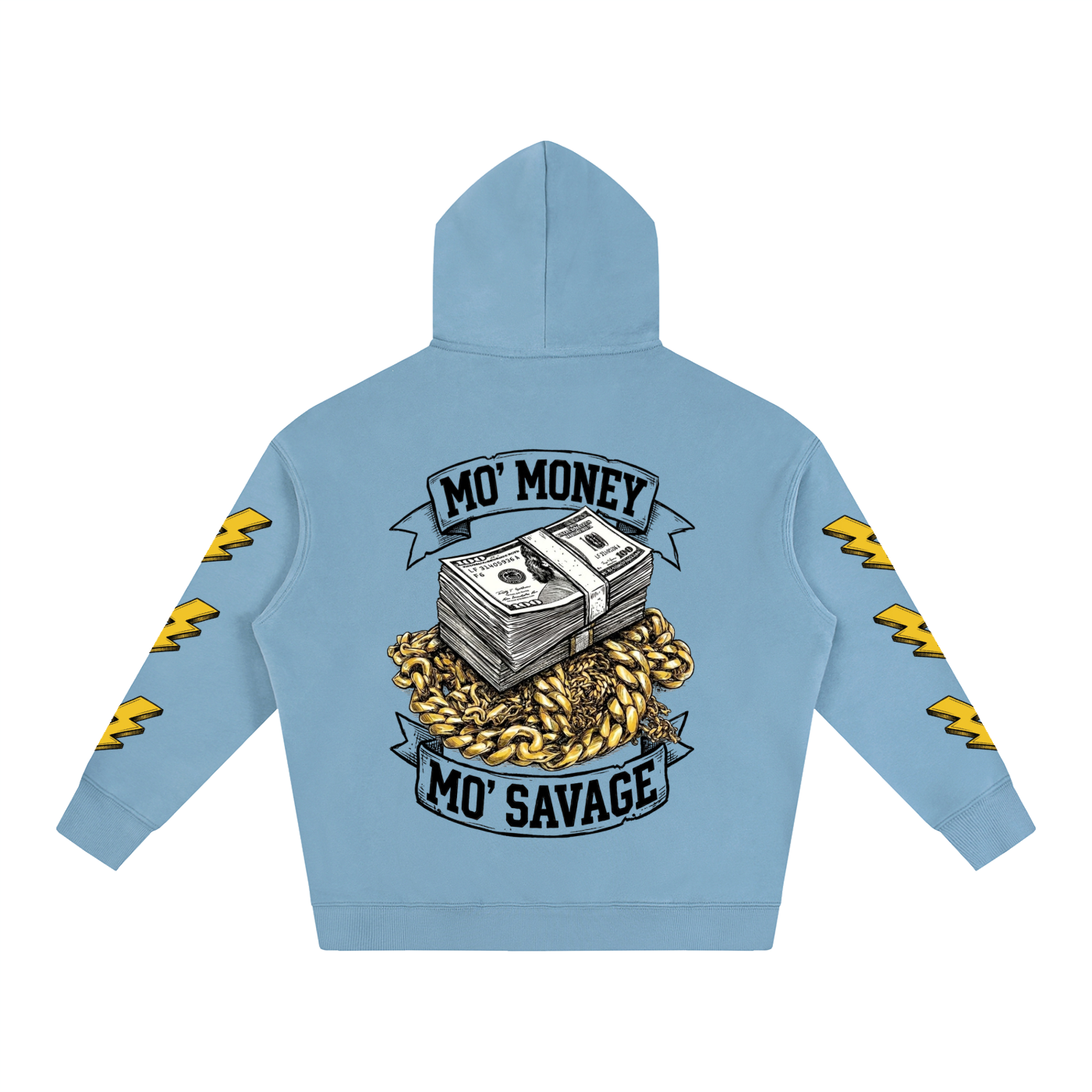 Mo' Money Mo' Savage Oversize Hoodie