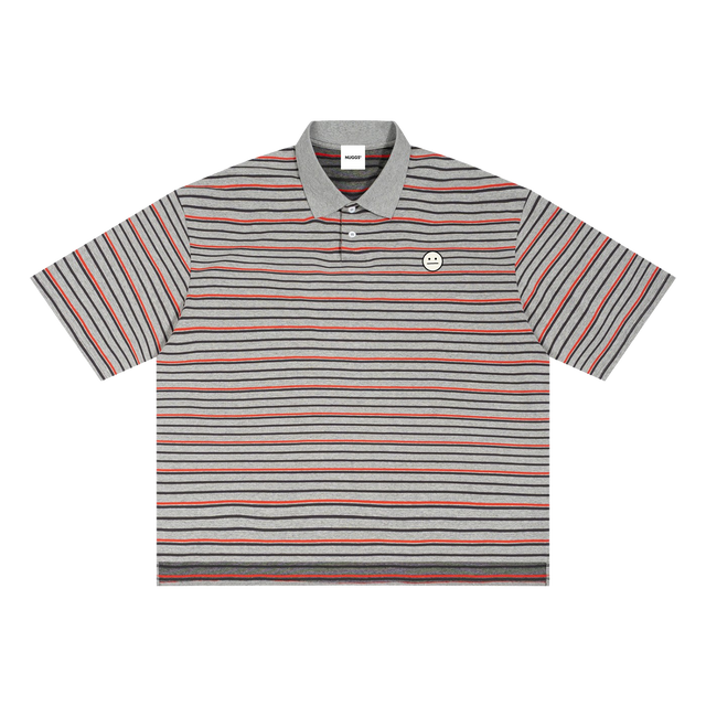 POKERFACE Striped Box Polo