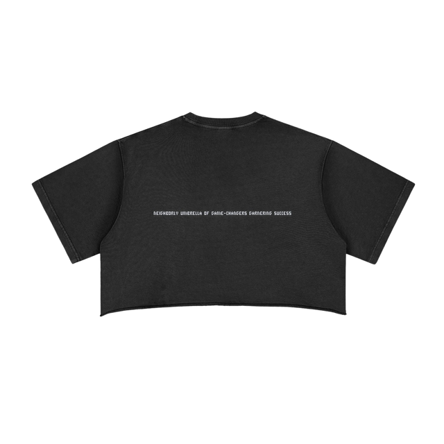 LA Takeover Raw Edge Crop Top