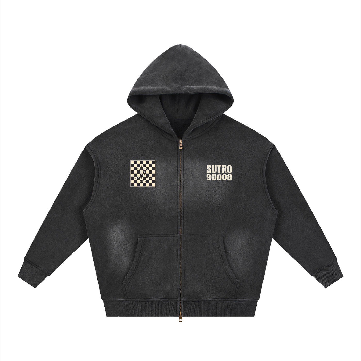FA REAL OR FA NOTHIN 90008 Zipper Hoodie