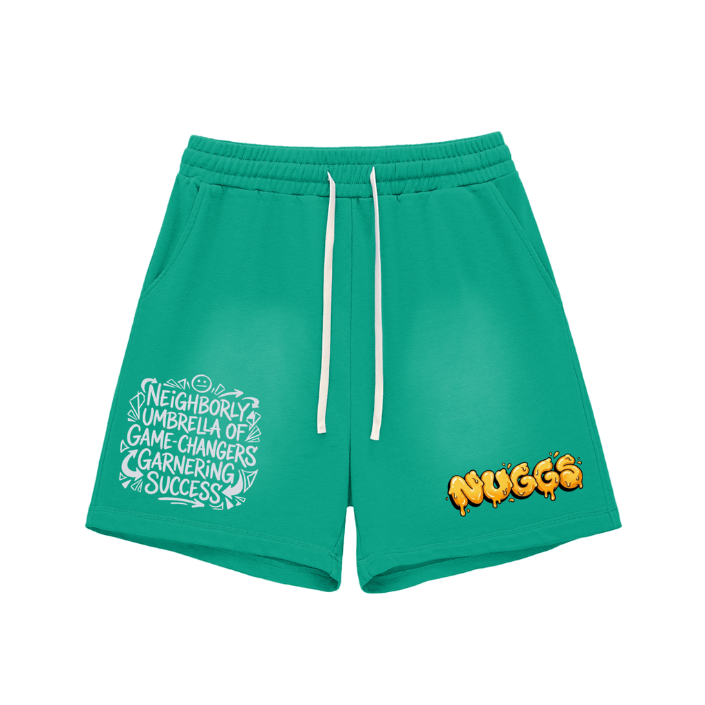 NUGGS DRIP Sun Fade Shorts