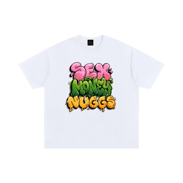 SEX MONEY NUGGS Oversized Tee