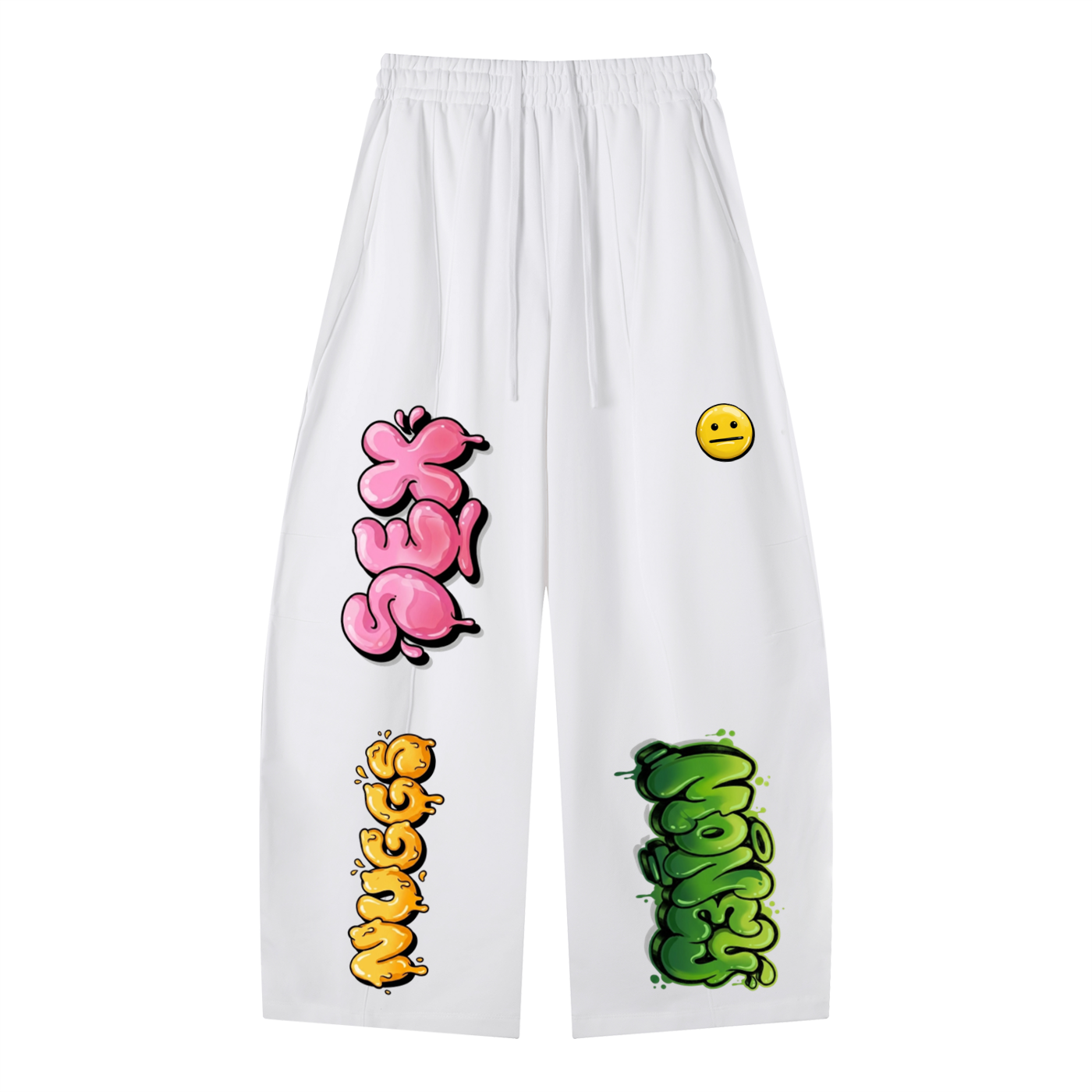 SEX MONEY NUGGS Wide-Leg Sweatpants