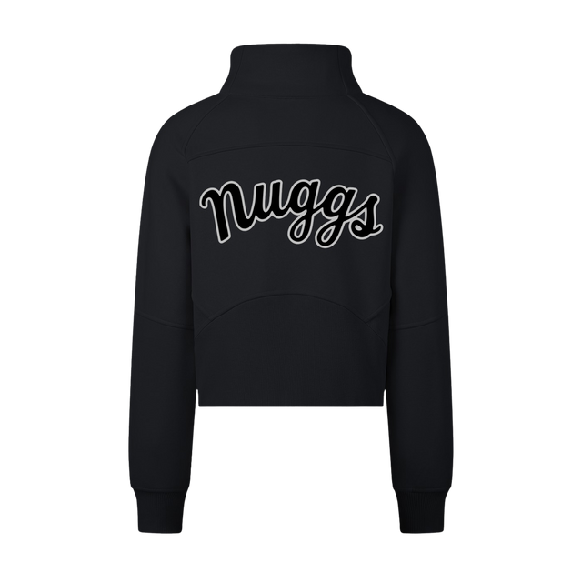 Cropped Half-Zip Fleece Jacket