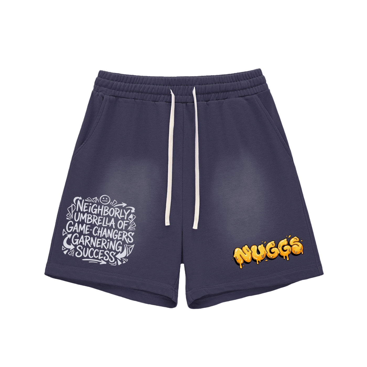 NUGGS DRIP Sun Fade Shorts