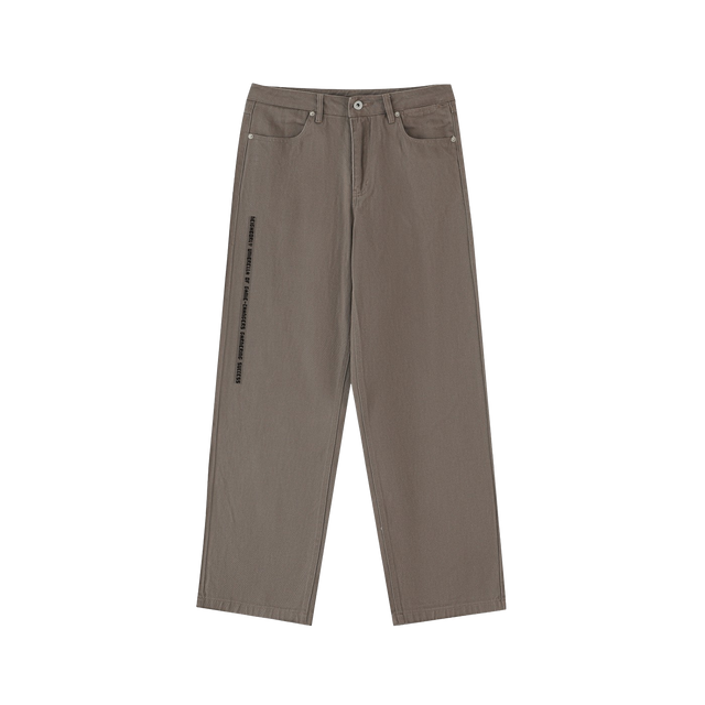 Men's Heavyweight Cotton Straight Pants