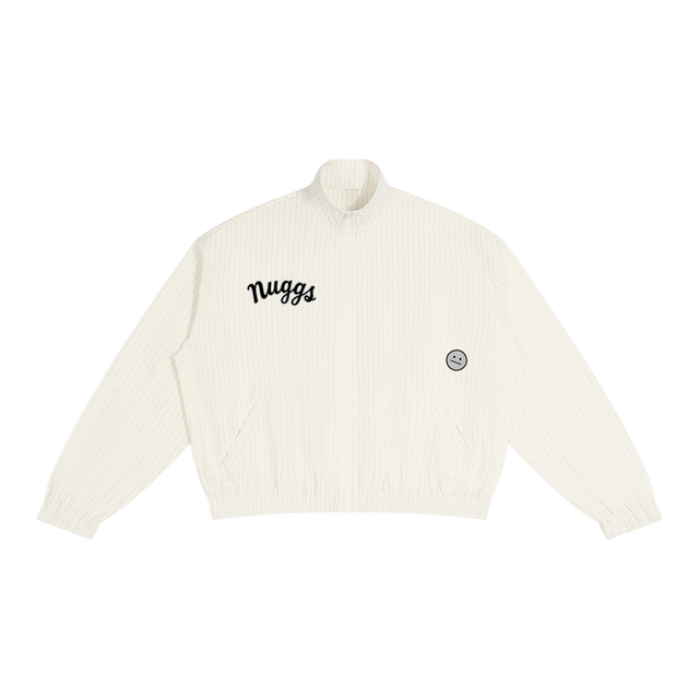 NUGGS Stripe Full-Zip Track Jacket