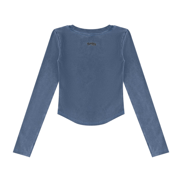 Women’s Faded Crop Longsleeve Tee