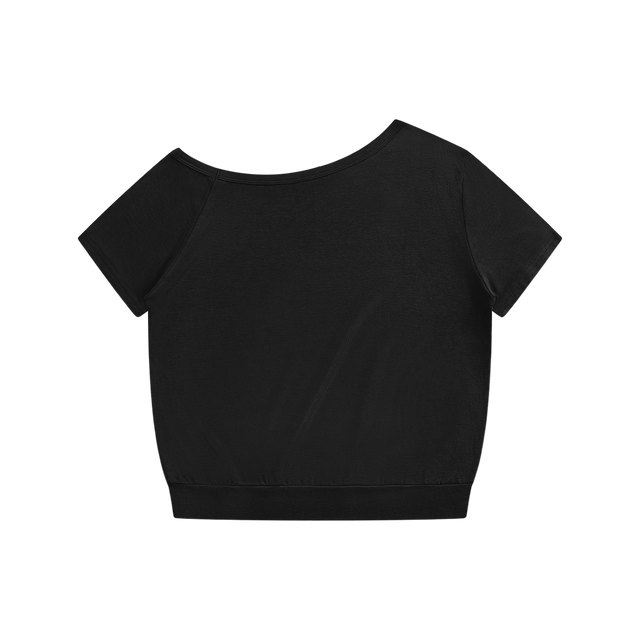 3-Wheel-Motion Off-Shoulder Shirt
