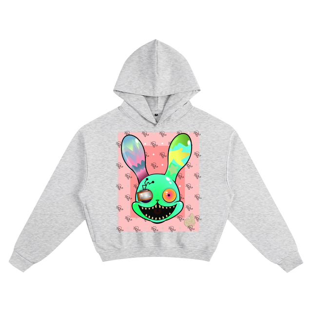 Women's Aquarius Bunny Cropped Hoodie