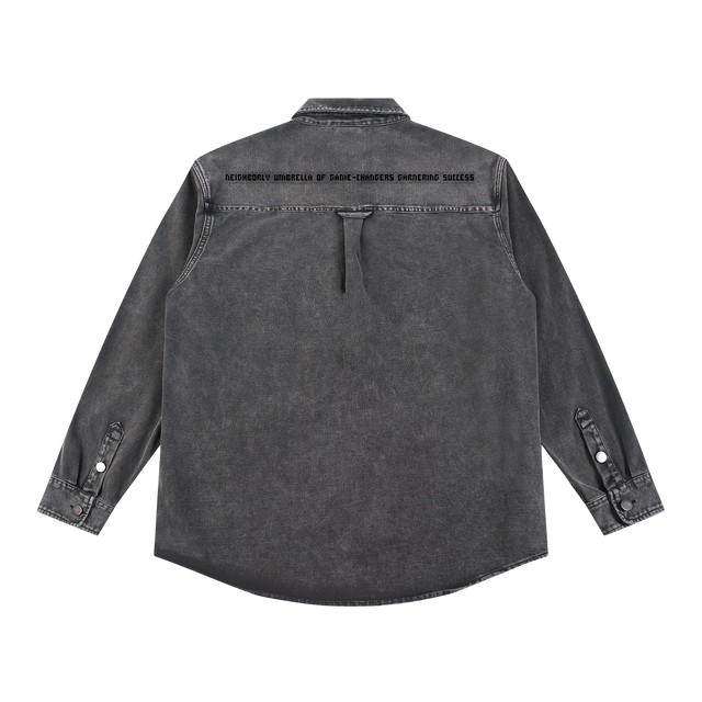 Denim Heavyweight Button Up Shirt