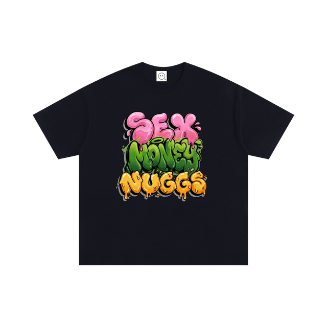 SEX MONEY NUGGS Oversized Tee