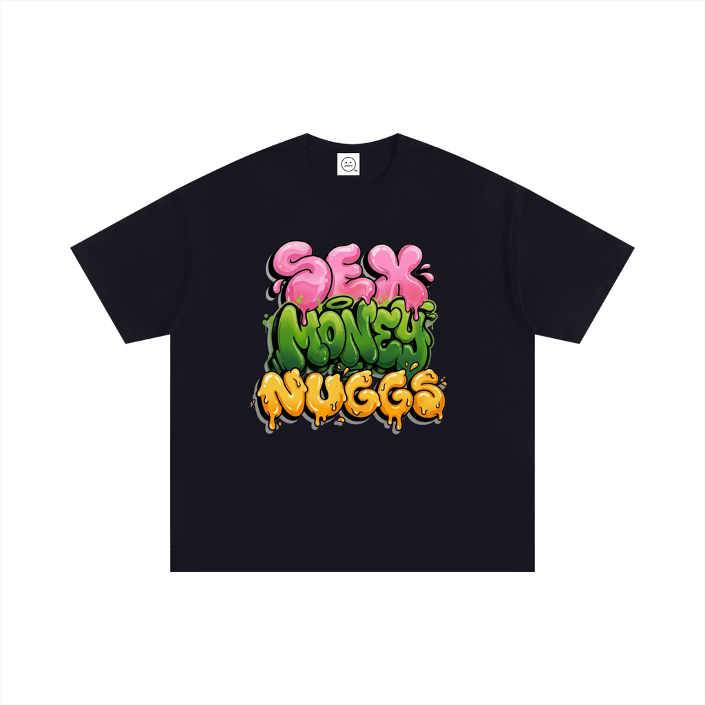 SEX MONEY NUGGS Oversized Tee