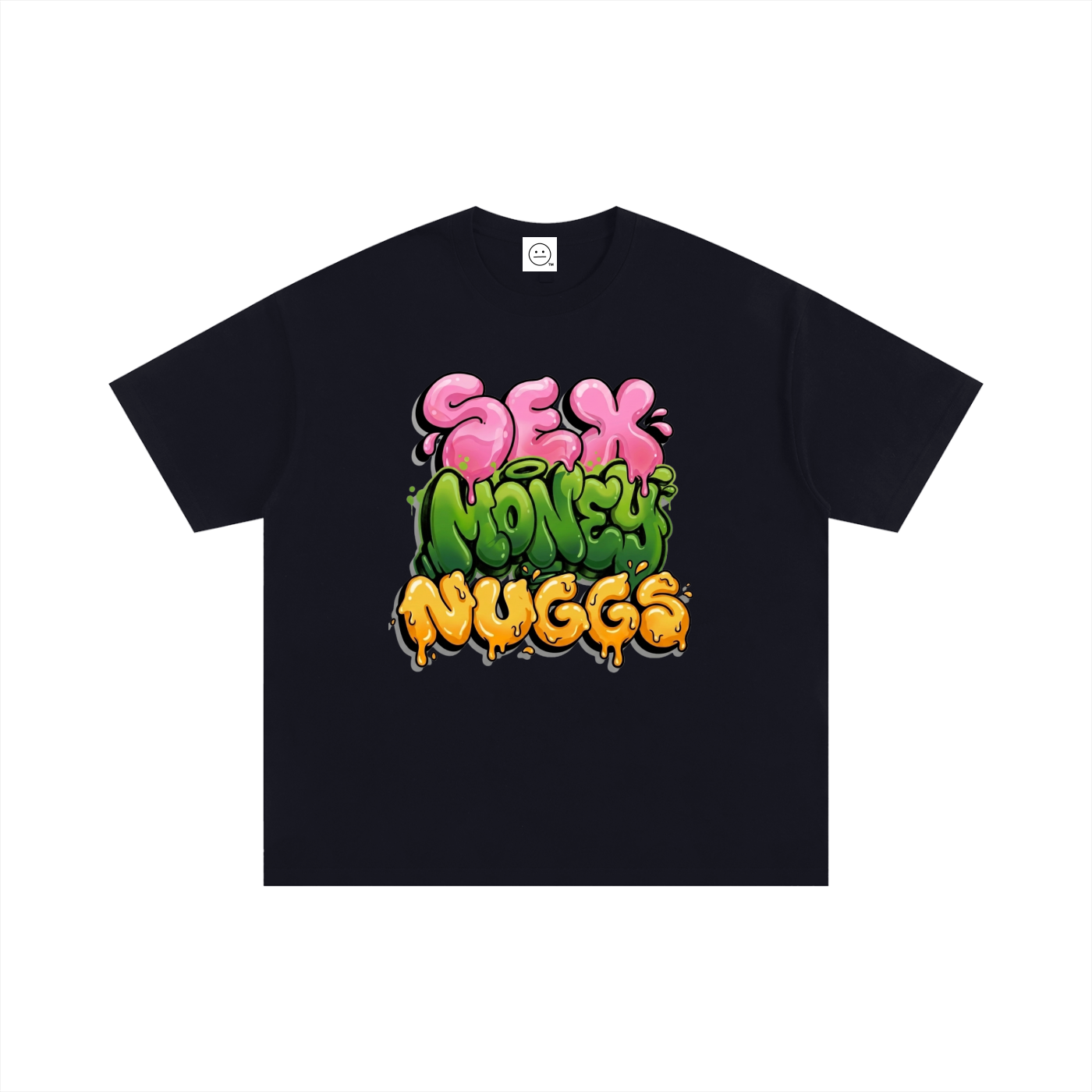 SEX MONEY NUGGS Oversized Tee