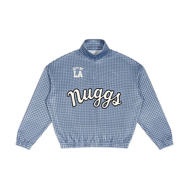 Nuggs LA Plaid Quarter-Zip Jacket