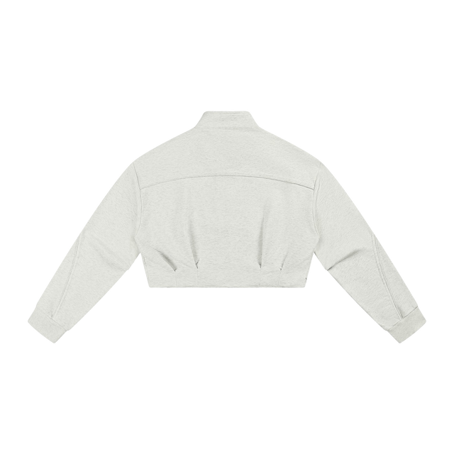 Women's Cropped Button Jacket