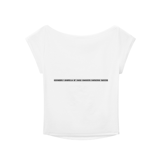 Wide Neck Baby Tee Shirt