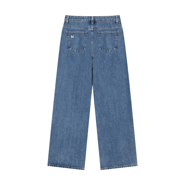 Women’s Wide Stripe Denim Jeans