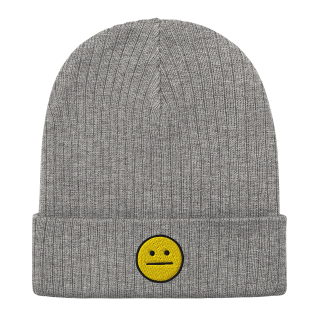 POKERFACE Ribbed Knit Beanie